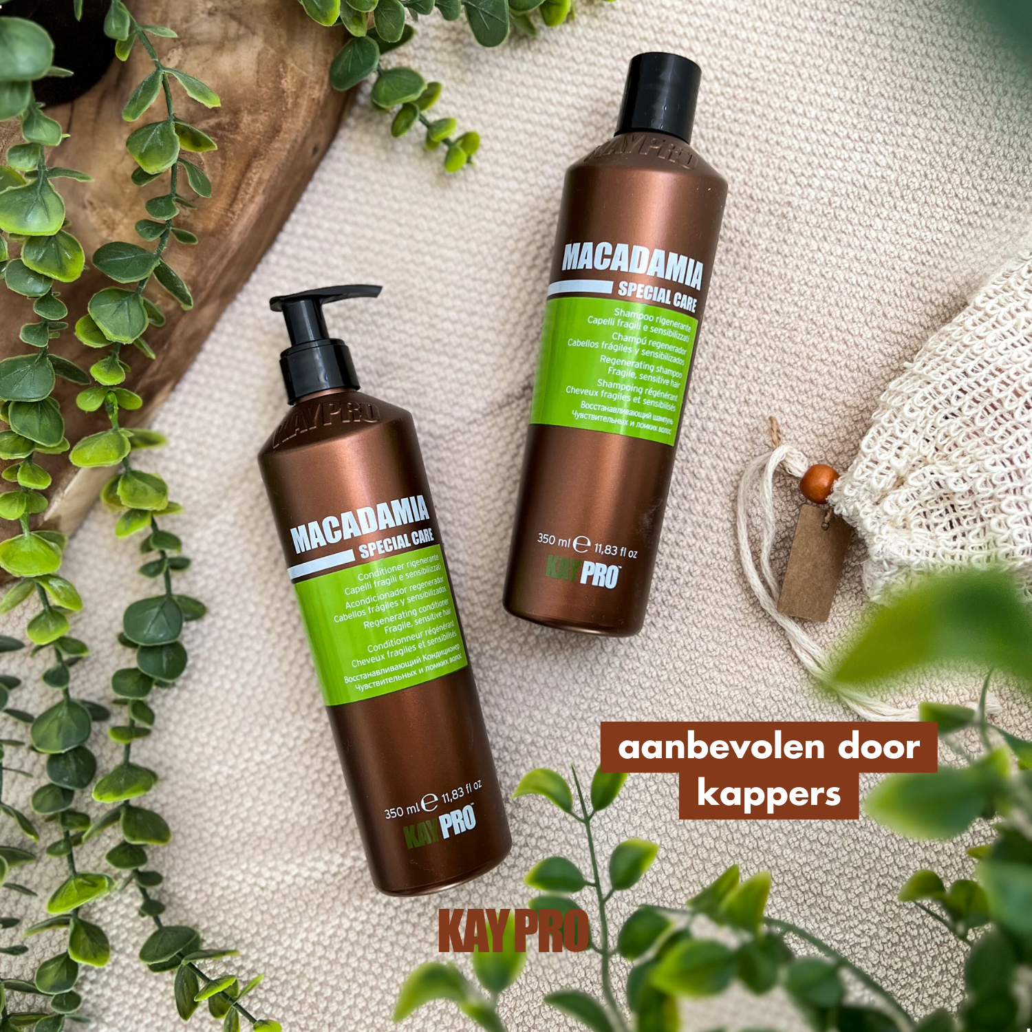 KayPro Macadamia conditioner 1000 ml - for fine and dry hair