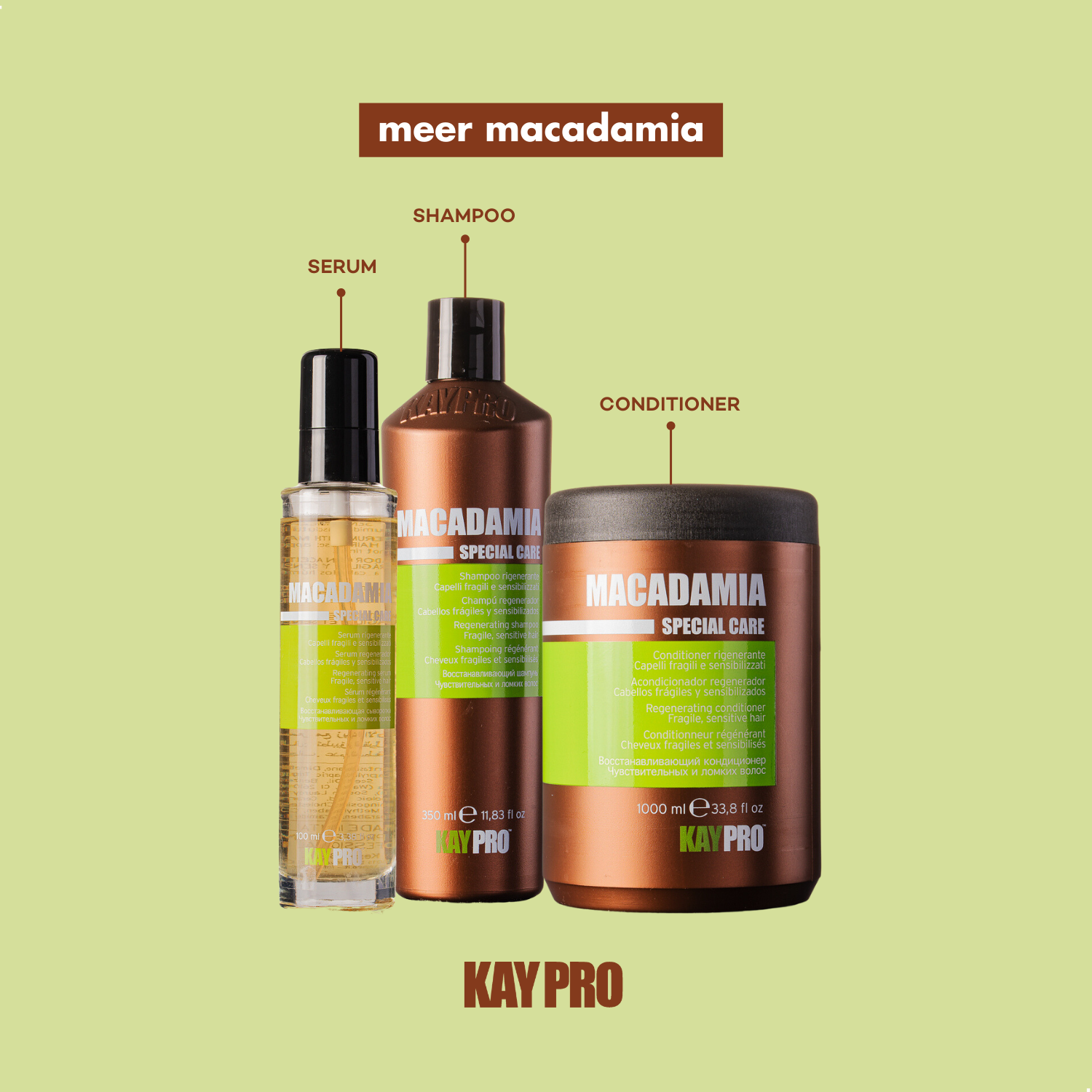 KayPro Macadamia serum 100 ml - for fine and dry hair