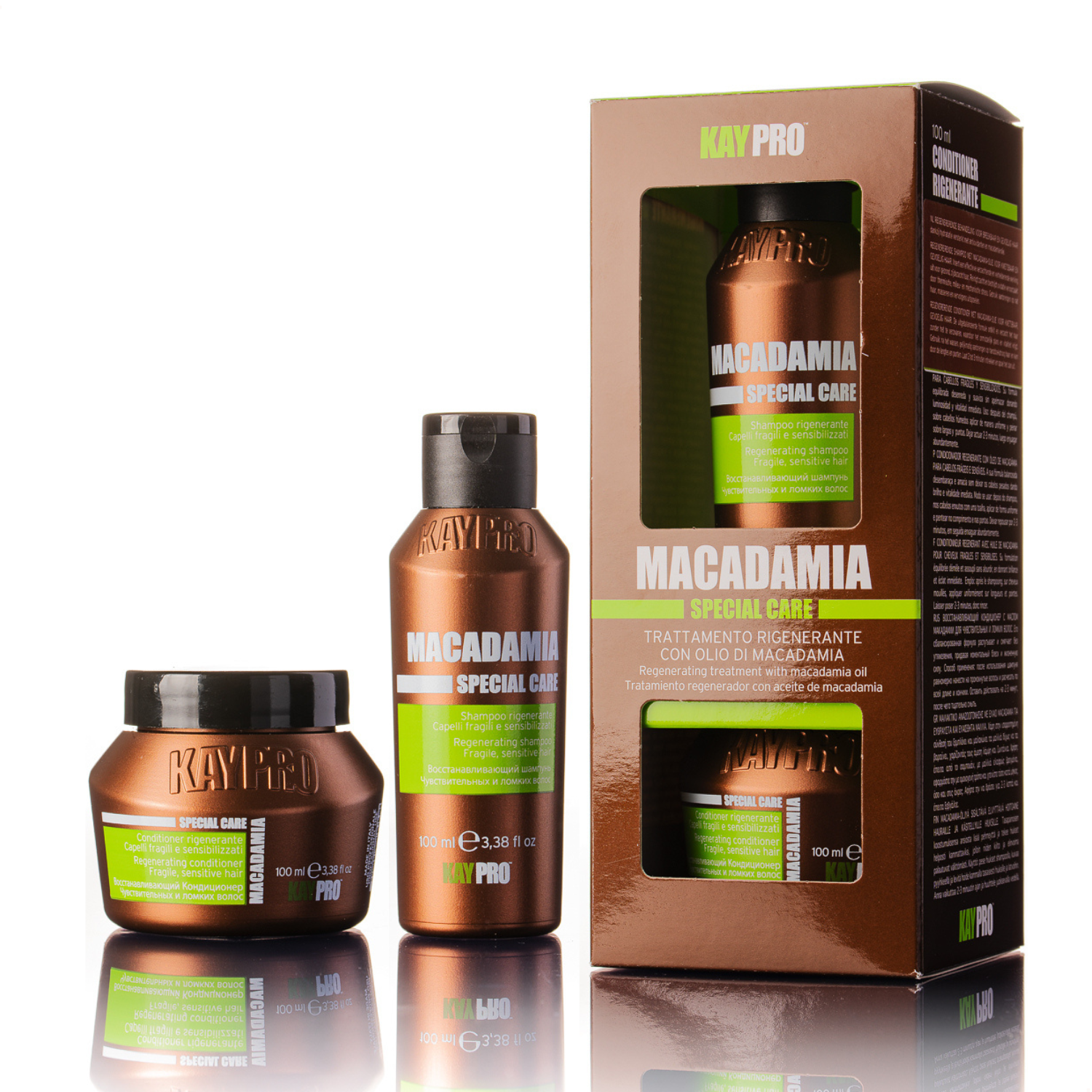 KayPro Kit Mini Size Macadamia 100 ml - travelsize - for fine and dry hair