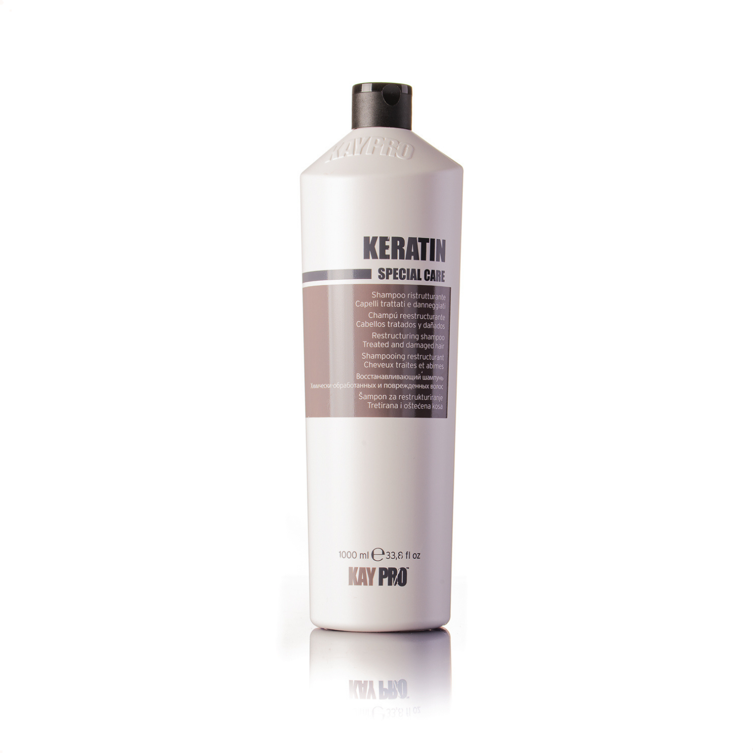 KayPro Keratin shampoo 1000 ml - for frizzy, lightly damaged hair