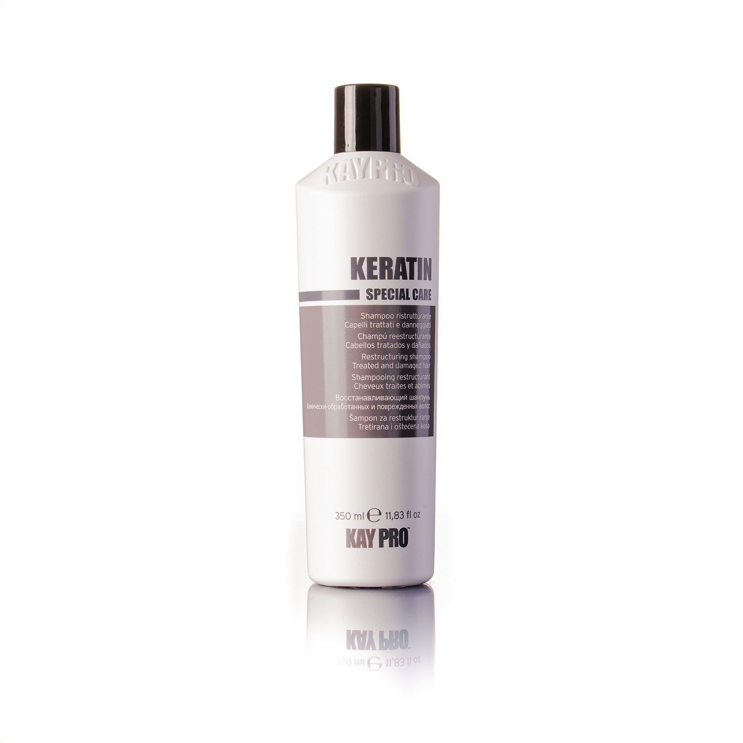 KayPro Keratin shampoo 350 ml - for frizzy, lightly damaged hair