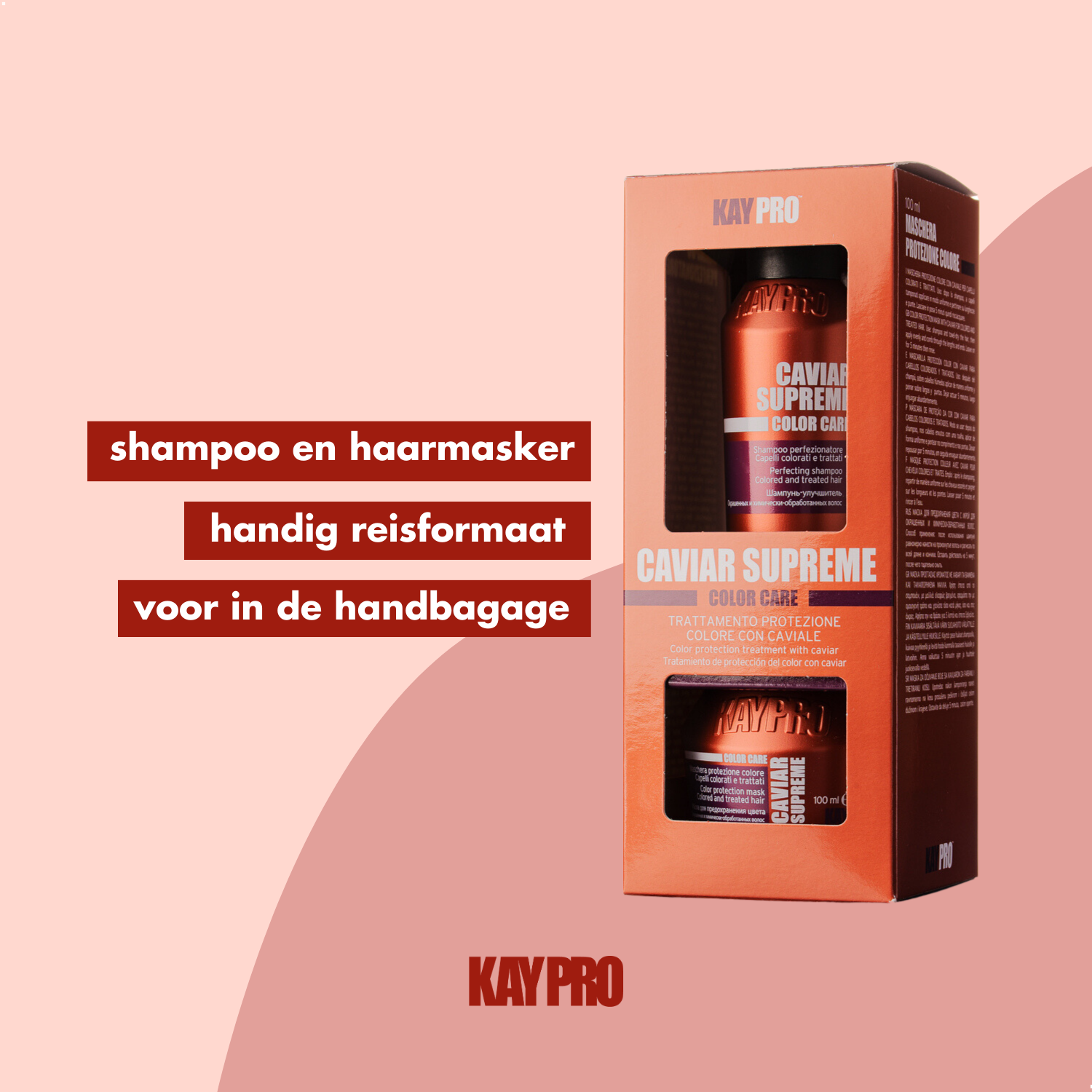 KayPro Kit Mini Size Caviar 100 ml - travelsize - for colored hair