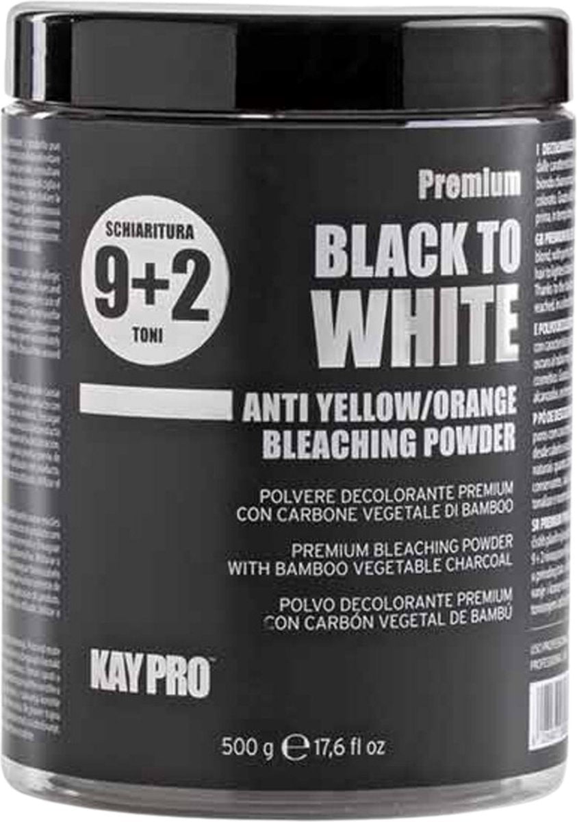 KayPro Black To White (9+2 tonen) Ontkleuringspoeder 500gr