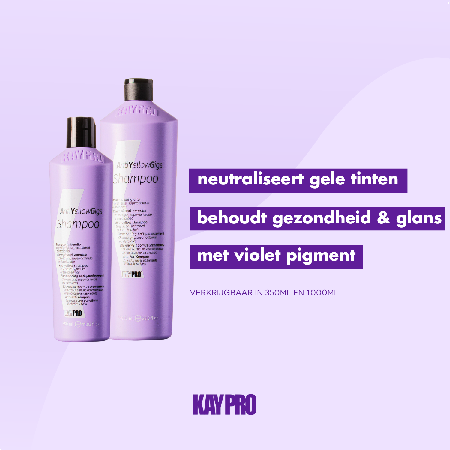KayPro No yellow gigs zilvershampoo 1000 ml
