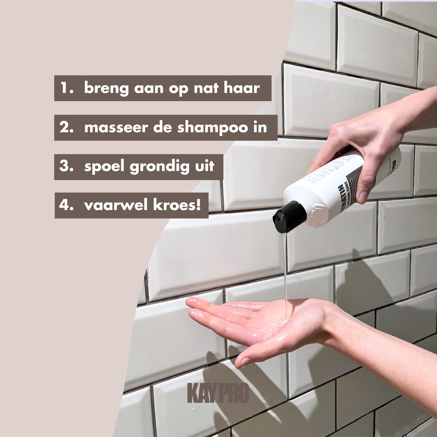 KayPro Keratin Duo - voor pluizig, licht beschadigd haar