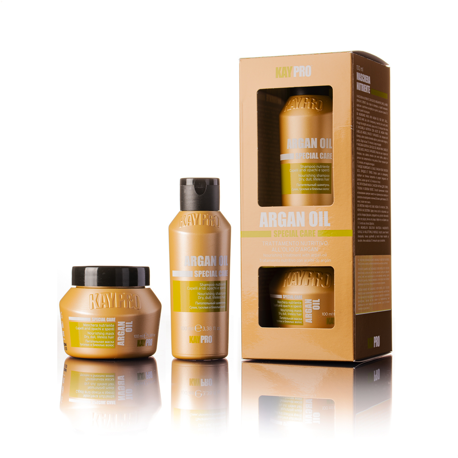 KayPro Kit Mini Size Argan Oil 100 ml - travelsize - for thick and dry hair