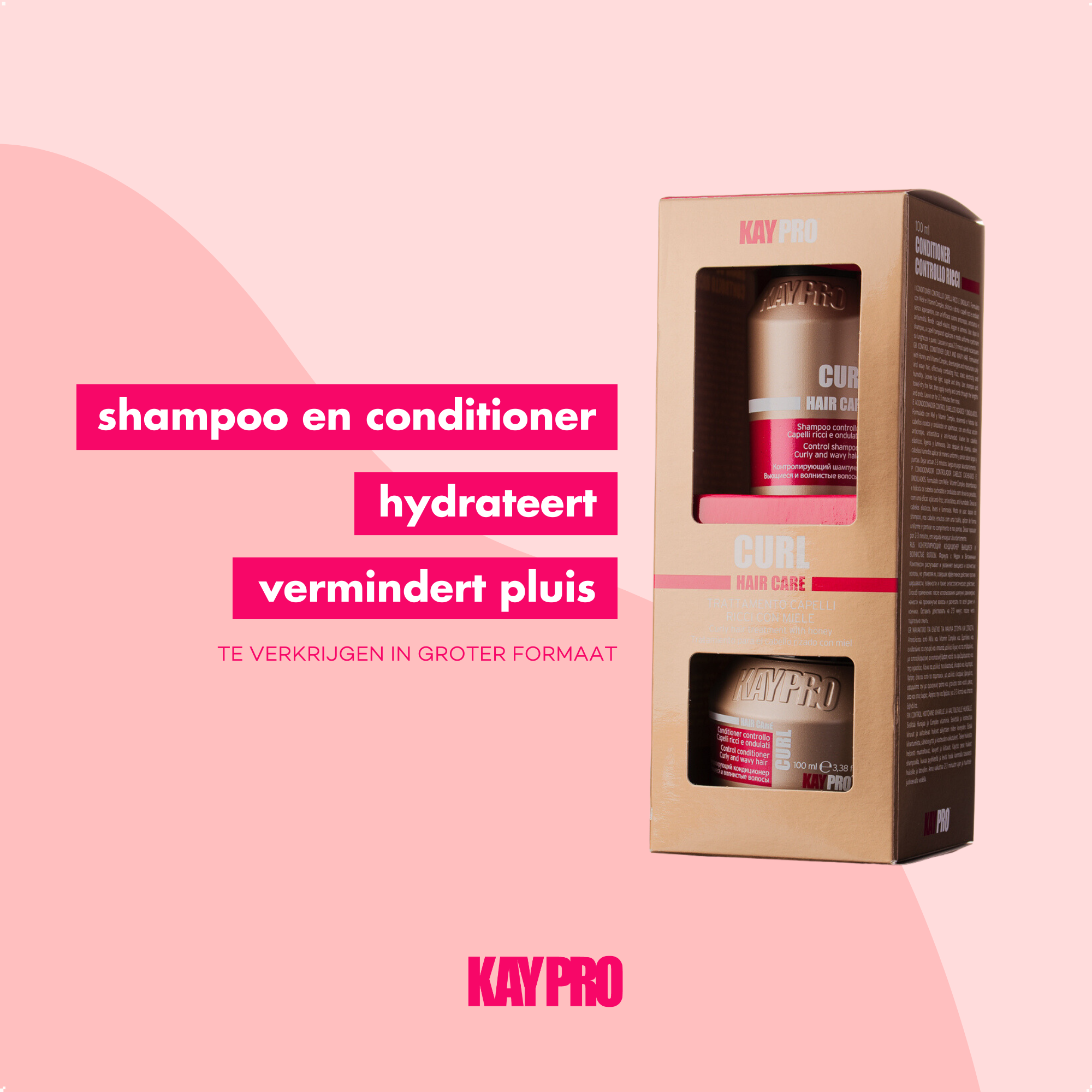 KayPro Kit Mini Size Curl 100 ml - travelsize - for curly hair