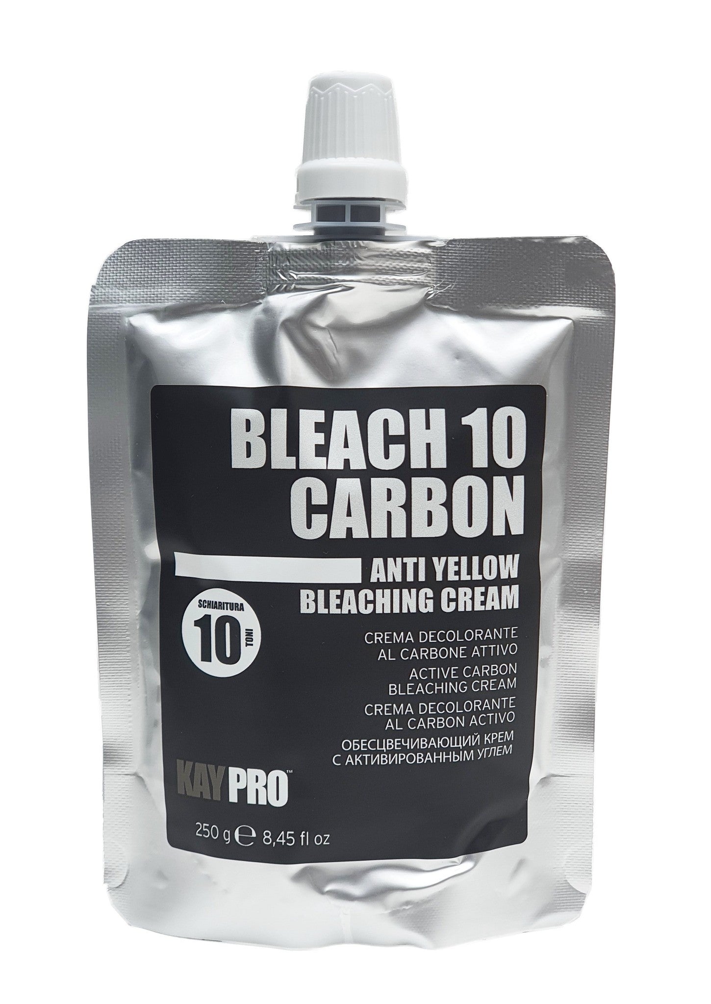 KayPro Bleach 10 Levels Active Carbon Ontkleuringscrème 250 gr