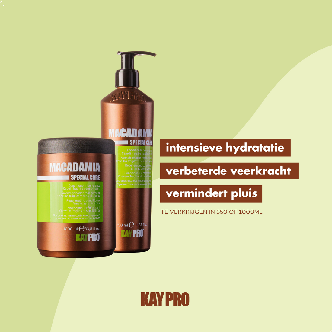 KayPro Macadamia conditioner 1000 ml - for fine and dry hair