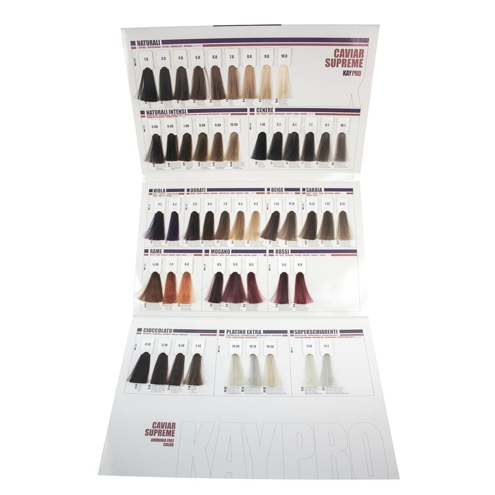 KayPro Caviar Supreme Kleurkaart – kaypro.be